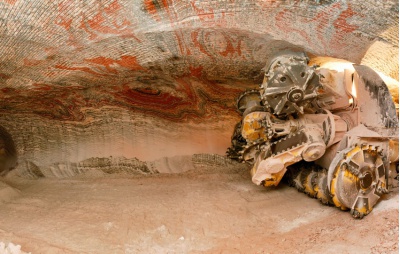 Zdjęcia z kopalni soli potasowej